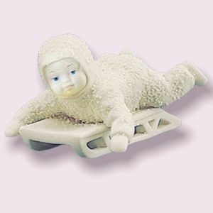 Department 56 Snowbabies “Hold On Tight!” figurine